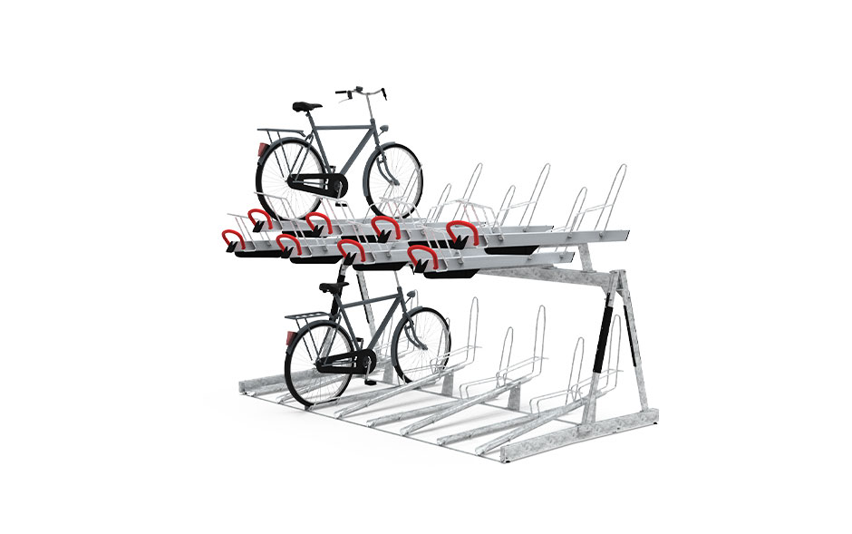 Collection de racks à vélos double-étage VelopA-Up