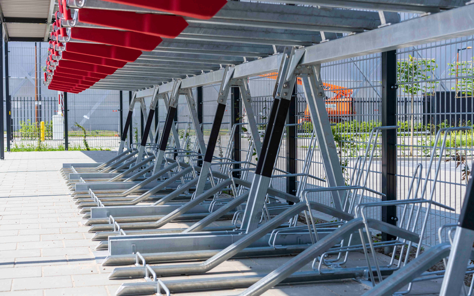 Paleto abri à vélos surélevé acier