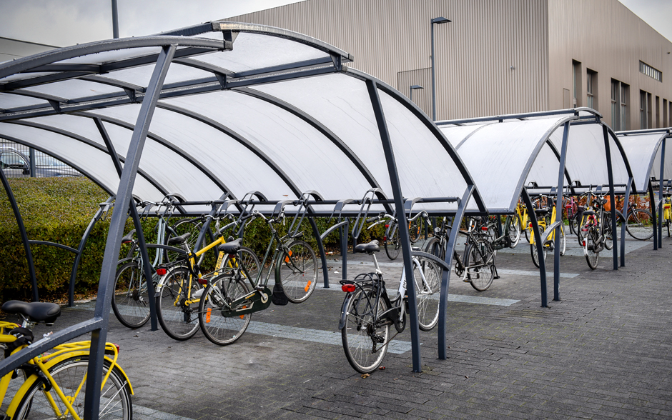 Abri à vélos Ligna double face