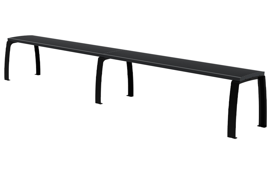 Camino extension de banc sans dossier acier