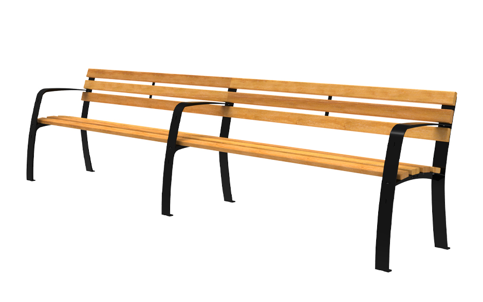 Camino extension de banc avec dossier bois