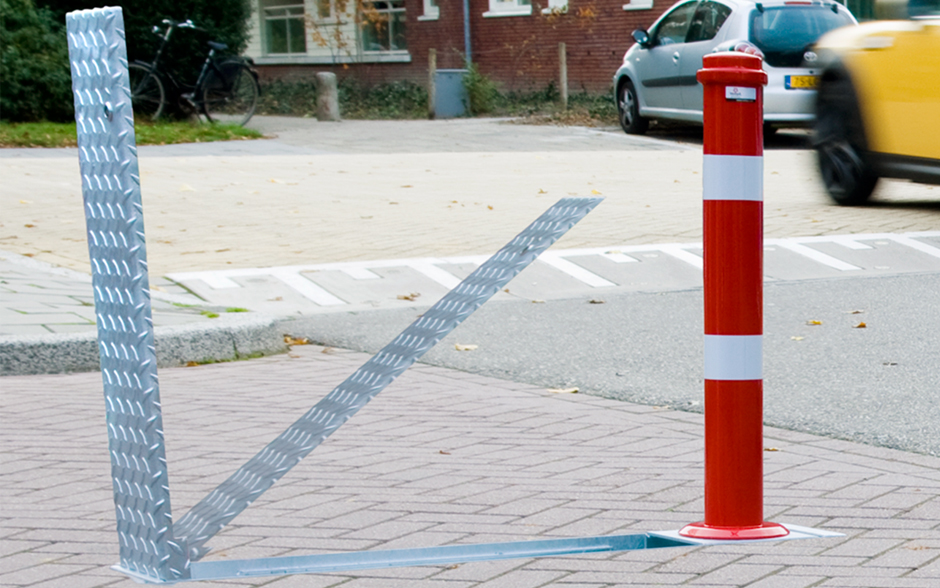 Traffic potelet de voirie